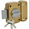 Verrou CITY 150 à bouton cylindre de 45mm - ISEO - 11250451 TU