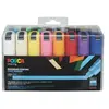 Marqueur posca pc8k large biseautée basic 16 pièces - posca