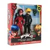 Bandai Pack de 2 poupées Ladybug et Chat Noir 26 cm Miraculous Ladybug