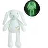 JEMINI Luminou Lapin blanc Peluche lumineuse naturelle fonctionne sans pile+/- 20 cm