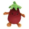 CIJEP Peluche fruity's bean bag Aubergine - Hauteur 9 cm