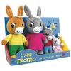 JEMINI Coffret Peluche Trotro et Famille 15 cm Trotro sa maman son papa et sa petit