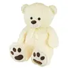 JEMINI 100881 Ours Creme en Peluche avec Noeud +/- 100 CM