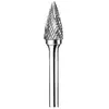 SCHILL - 646 Fraise lime carbure ogive bout pointu coupe A Ø12,7 - 00646A-12.7