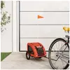 VIDAXL Remise""Transport Chiens/Chats/ Remorque de vélo - JMS - pour a...