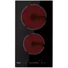 Amica - domino vitrocéramique 30cm 3000w noir av2527-1 -
