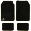 Jeu De 4 Tapis De Sol Universels Dbs Hello Summer Model Noir