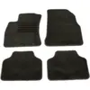 DBS - Tapis de Sol - Voiture/Auto - Semi Sur Mesure - 4 Pièces : Avant + Arrière - Antidérapant, Noire, Noir