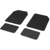 DBS Tapis (4 pièces) De Voiture Moquette Universels Ganse Bicolore Grise