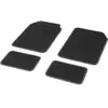 DBS Tapis (4 pièces) De Voiture Moquette Universels Ganse Bicolore Blanche
