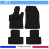 AUTOSWEET Tapis de voiture - Sur Mesure pour 308 (dès 10/2021) - 4 piè...