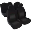Carauto DBS - Housses de sièges - Voiture/Auto - 5 sièges - Noir + Rouge - Universelles - Anti-dérapant - Lavable