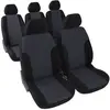 DBS 012888 Jeu Complet de Housse Universel pour Monospace 5 Sièges Bogota, Noir moucheté
