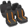 DBS - Housses de sièges - Voiture/Auto - Orange - Universelles - Anti-dérapant - Lavable
