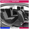 Housses de siège sur mesure pour partner / berlingo 2 (04/2008 à 08/2018) Housse Voiture / Auto d'intérieur Jeu complet