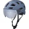 Casque cairn quartz visor led usb gris mat