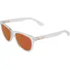 Lunettes Cairn Bike Foolish blanc avec verres polarisés orange