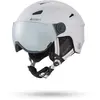 Cairn Electron Visor S3 - Casque ski Mat White 53-54 cm