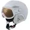 Cairn Helios Evolight NXT - Casque ski avec visière enfant Mat White 53-55 cm