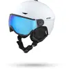 Cairn - Rise Visor Pure Cat 3 - Casque ski avec visière Mat White - 58...