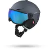 Cairn - Rise Visor Pure Cat 3 - Casque ski avec visière Mat Graphite J...