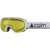 Masque Cairn Spot OTG blanc noir avec verre Polarized polarisé jaune