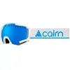 Cairn Next SPX3 - Masque ski enfant Mat White / Blue Mirror SPX3