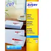 Avery - 33.9 x 64 mm 600 unités (25 feuille(s) x 24) étiquettes adresses