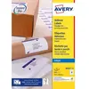 Etiquettes adresses jet d'encre - AVERY - J8161-25 - 63.5x46.6mm - Blanc