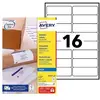 Avery Etiquettes Adresses Jet D'encre Blanc 991 X 339 Mm
