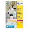 Etiquettes transparentes laser - AVERY - L7551-25 - Blanc - 38.1x21.2