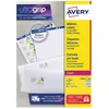 Etiquettes adresses laser 38,1 x 21,2 mm Avery L7651-100 - Boîte de 6500