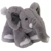 Peluche - Gipsy Toys - Éléphant Debout - Gris - L18 X L25 X H24 Blanc