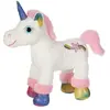 Peluche Gipsy Licabella Sparkle Sonore 30 cm Blanc et Rose