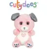 Peluche Chien Cutydoos Love 13 Cm Gris