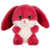 Peluche - GIPSY TOYS - Lapin "CUTYDOOS" 13 CM - couleur framboise - RU...