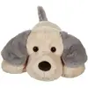 Gipsy Peluche - Peluche Chien Allongé Douceur Crème Oreilles Grises - ...