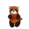 Gipsy Toys - P'tits Farouches - Panda - 15 Cm - Roux Orange