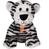 Gipsy Toys - Savanoos Sonore - Tigre Blanc - 15 Cm - Noir & Blanc Noir
