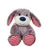Gipsy Toys - Peluche Les Marinières - Chien - 24 Cm - Marron Rayures Rouges Marron