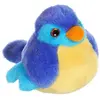 Peluche - Oiseau Sonore Birdies 14 Cm - Bleu Marine Bleu