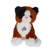 Gipsy Toys - Dogz & Kats Sonores - Peluche - 18 cm - Chat - Noir & Marron
