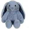Gipsy Toys - Trendy Bunny - Lapin en Peluche - 28 cm   Bleu