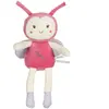 Gipsy Toys Peluche - Bamboo - Pantin Coccinelle - 24 Cm - Rose - Mixte Rose