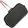 Grill rectangulaire en fonte 37 x 22 cm - Invicta - Noir - Fonte