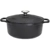 Mini cocotte sublime fonte rond 0,6 L 12 cm noir Chasseur