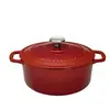Cocotte ronde en fonte émaillée 22cm rubis sublime Chasseur puc472258