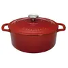 Chasseur - cocotte ronde en fonte émaillée 28cm rubis - puc472858 TU