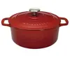 CHASSEUR Cocotte en fonte ronde 26 cm Rubis - Sublime