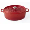 INVICTA Cocotte ovale - Ø 31 cm - Rubis - Tous feux dont induction